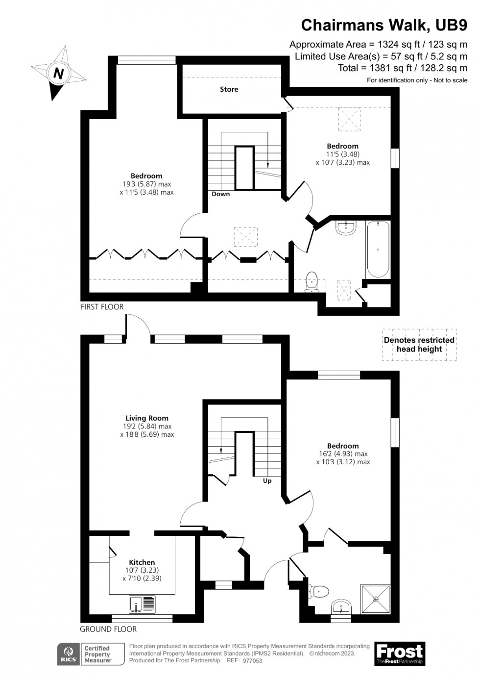 Floorplan for Denham Garden Village, Denham, UB9