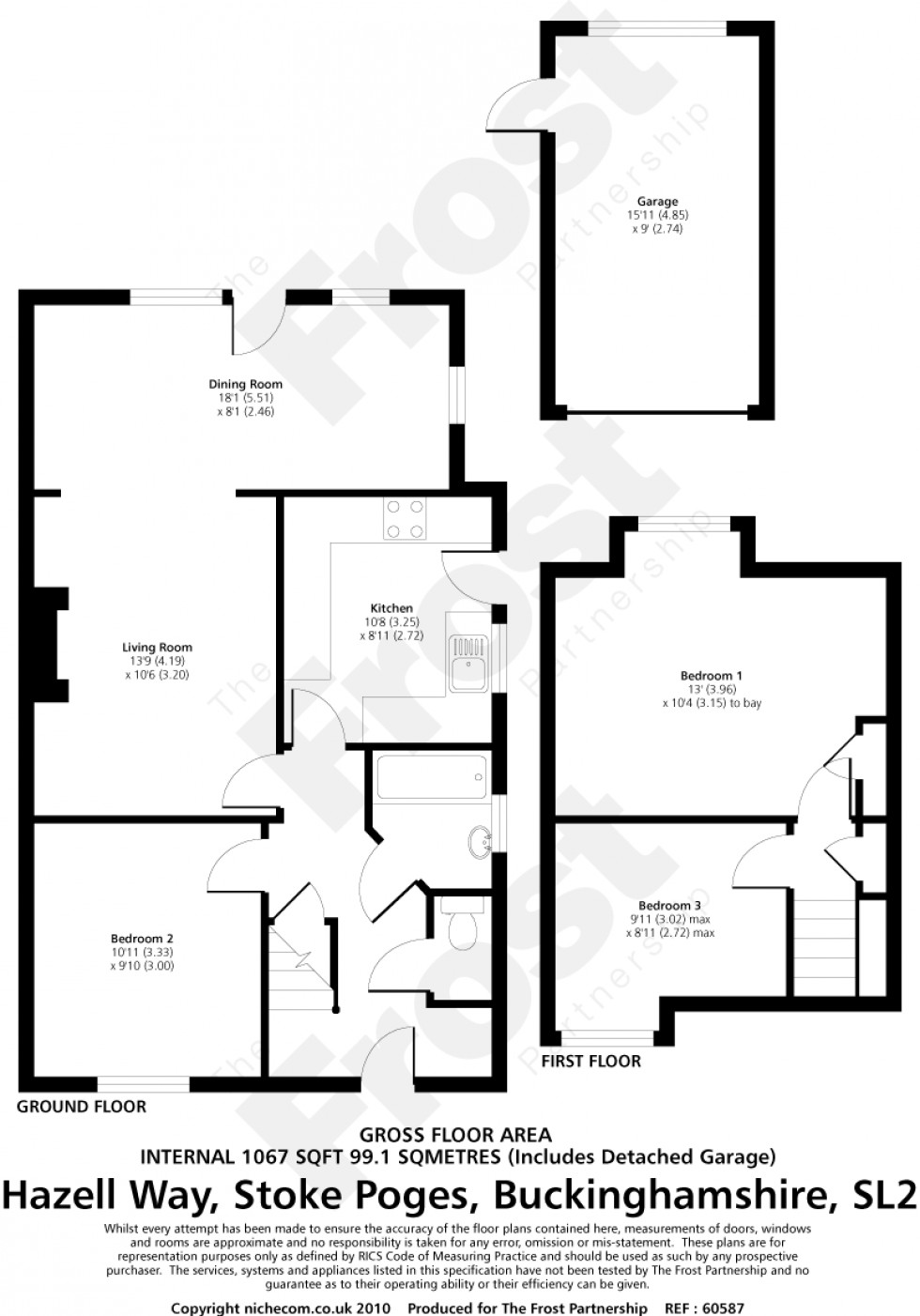 Floorplan for Stoke Poges, Buckinghamshire, SL2