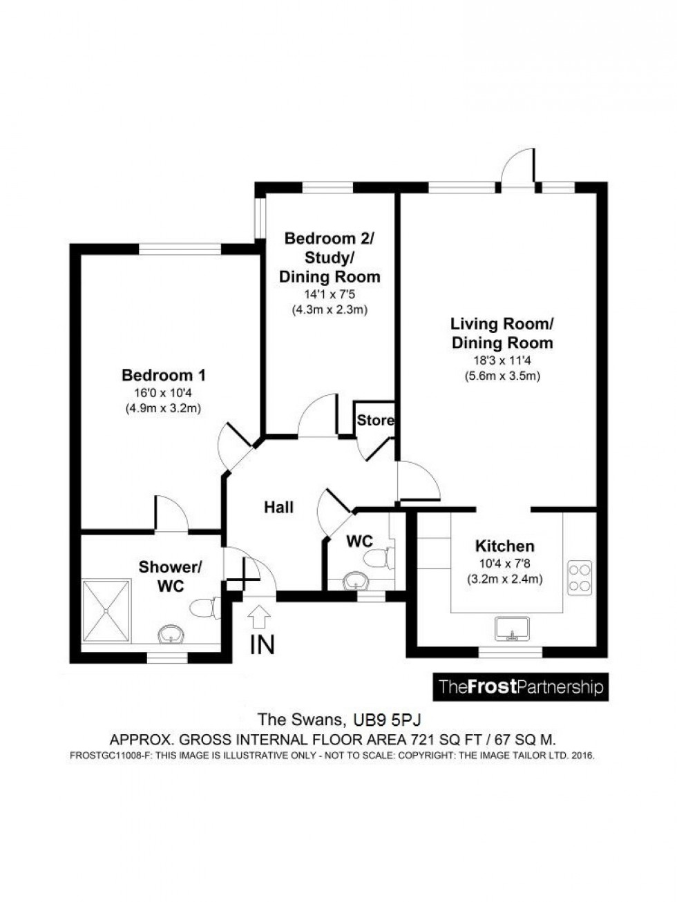 Floorplan for Denham Garden Village, Denham, UB9