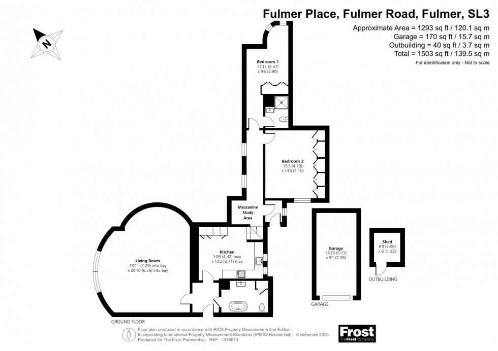Floorplan for Fulmer Road, Fulmer, SL3