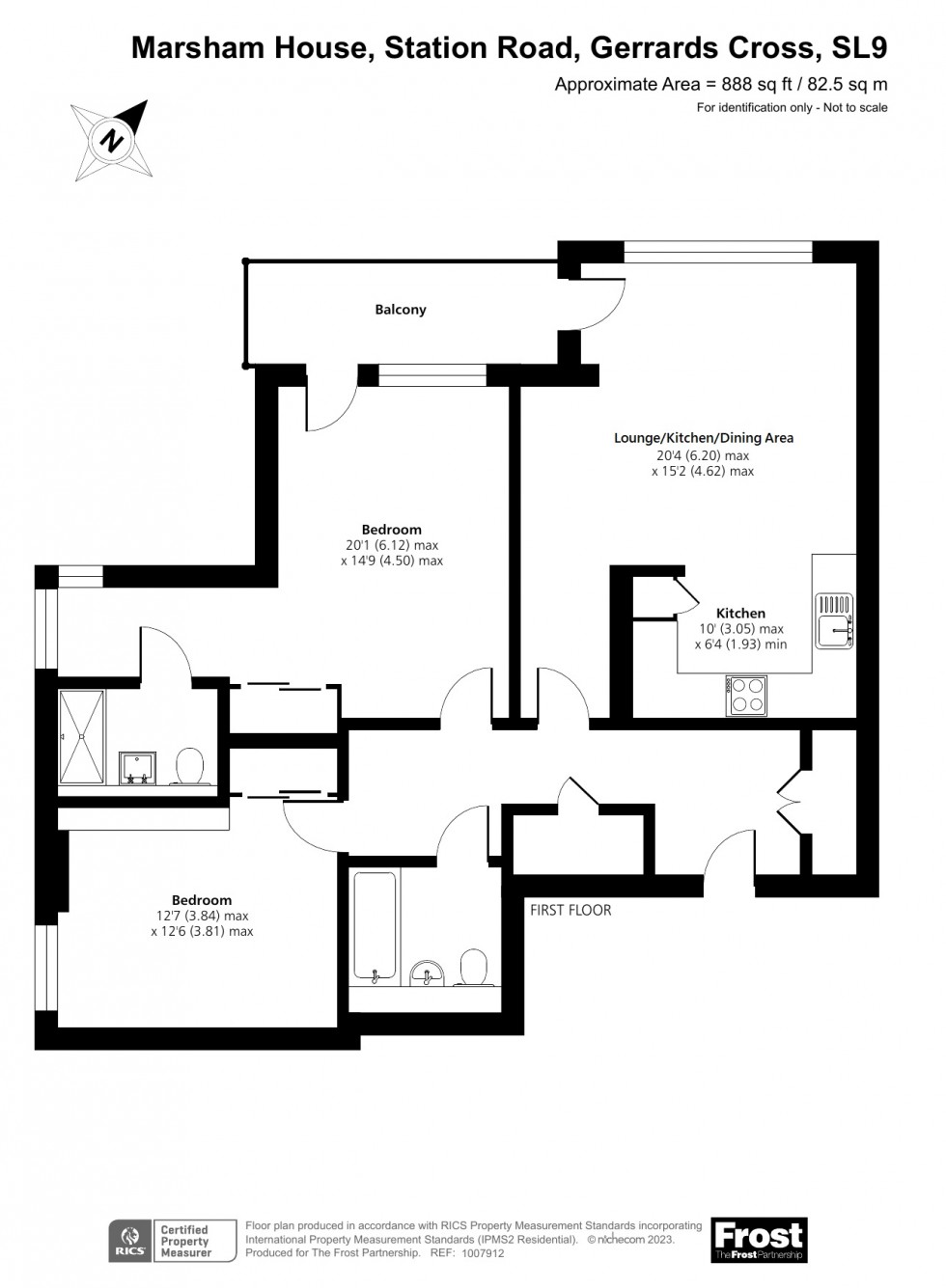 Floorplan for Gerrards Cross, Buckinghamshire, SL9