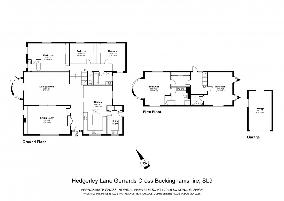 Floorplan for Gerrards Cross, Buckinghamshire, SL9
