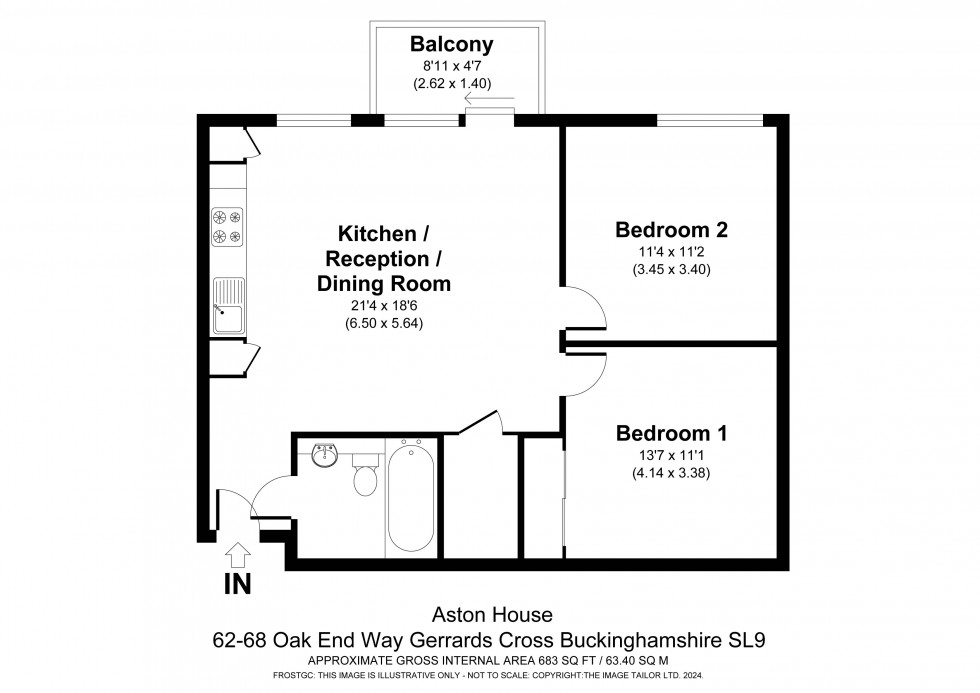 Floorplan for Gerrards Cross, Buckinghamshire, SL9
