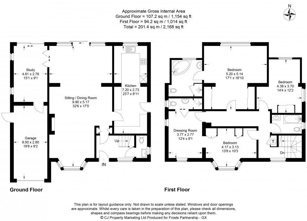 Floorplan for Gerrards Cross, Buckinghamshire, SL9