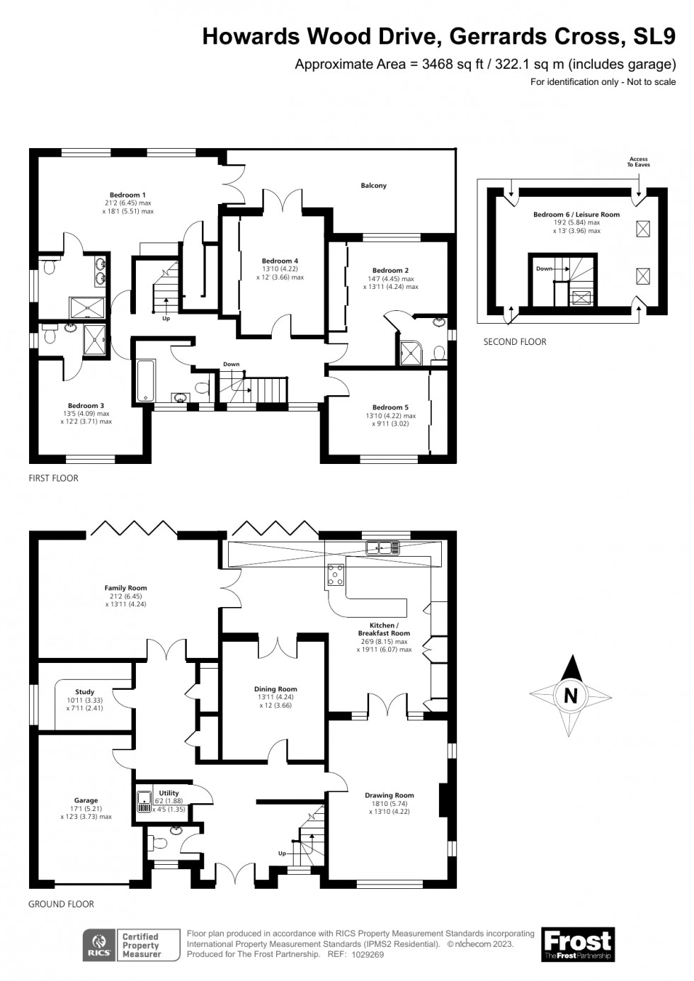 Floorplan for Gerrards Cross, Buckinghamshire, SL9