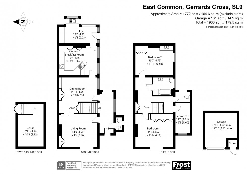 Floorplan for Gerrards Cross, Buckinghamshire, SL9