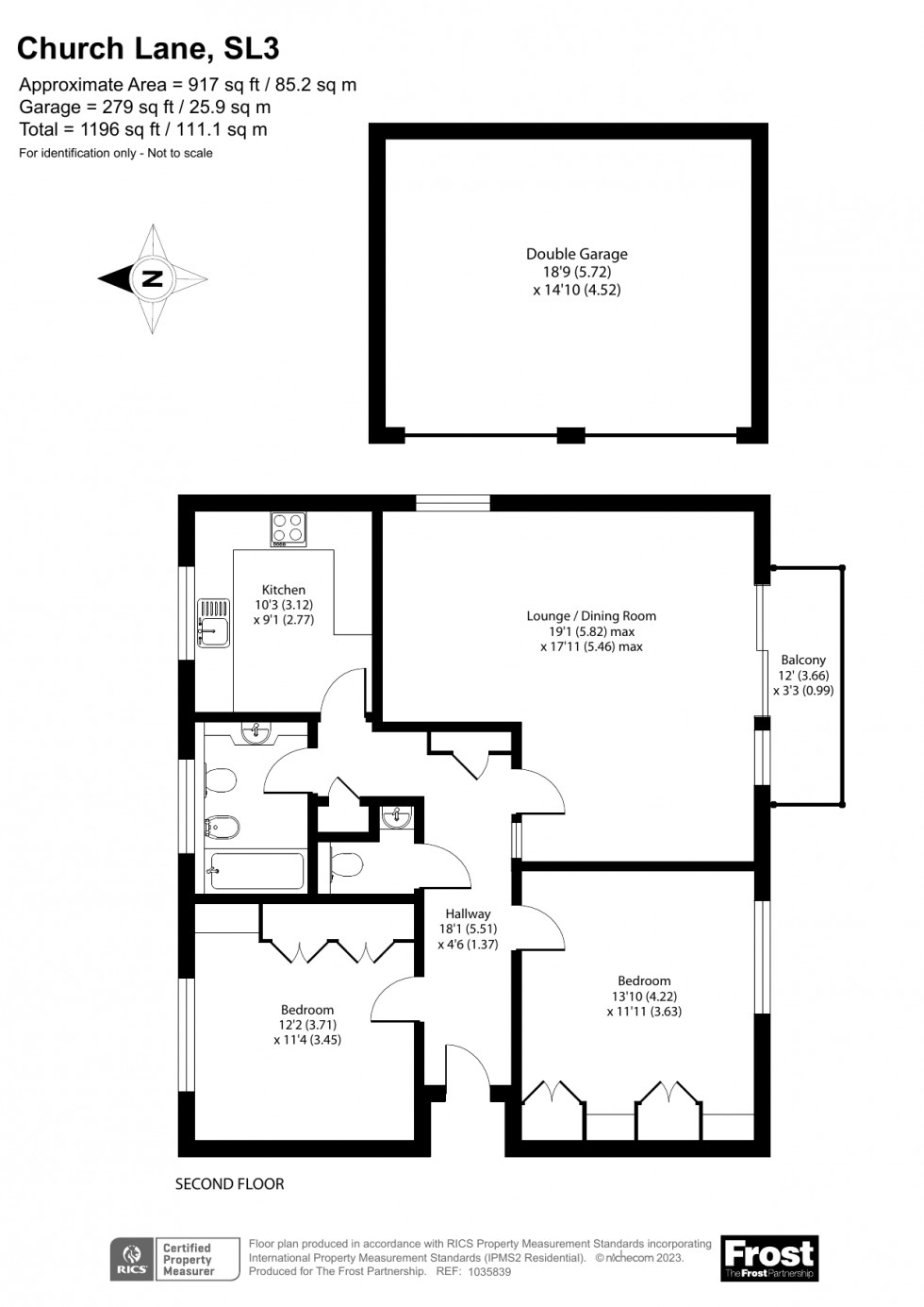 Floorplan for Church Lane, Wexham, SL3