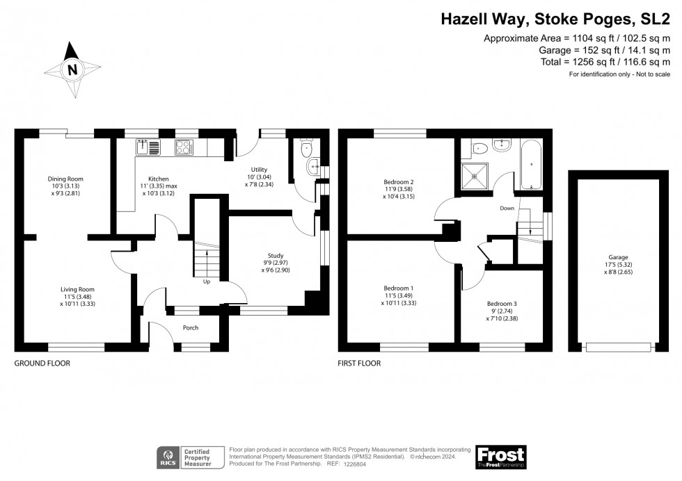 Floorplan for Stoke Poges, Buckinghamshire, SL2