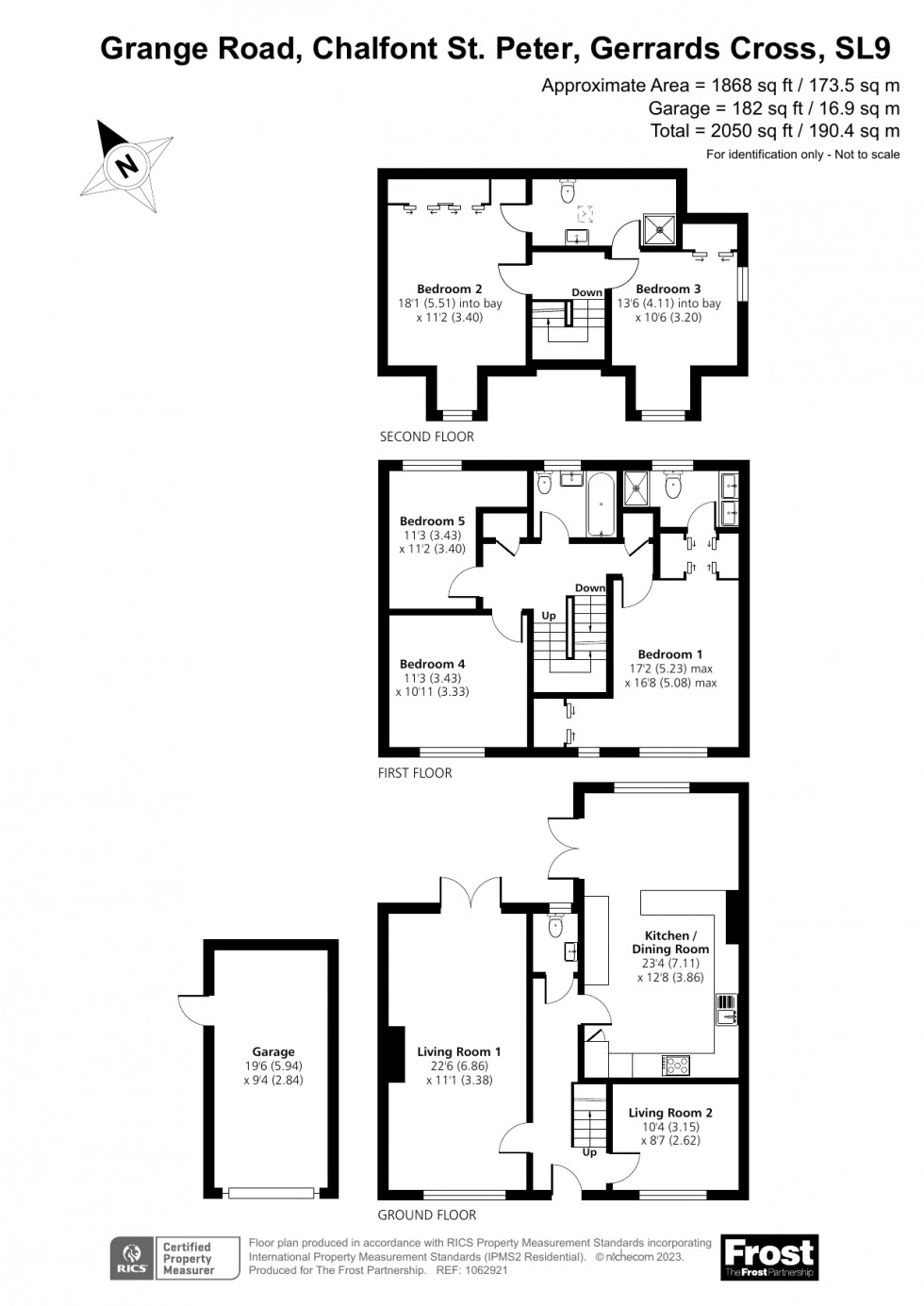Floorplan for Chalfont St. Peter, Gerrards Cross, SL9