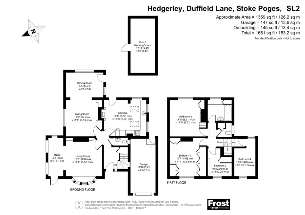 Floorplan for Stoke Poges, Buckinghamshire, SL2