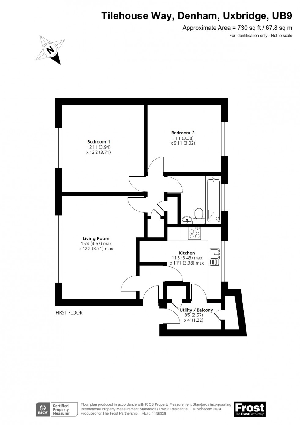 Floorplan for Denham, Buckinghamshire, UB9