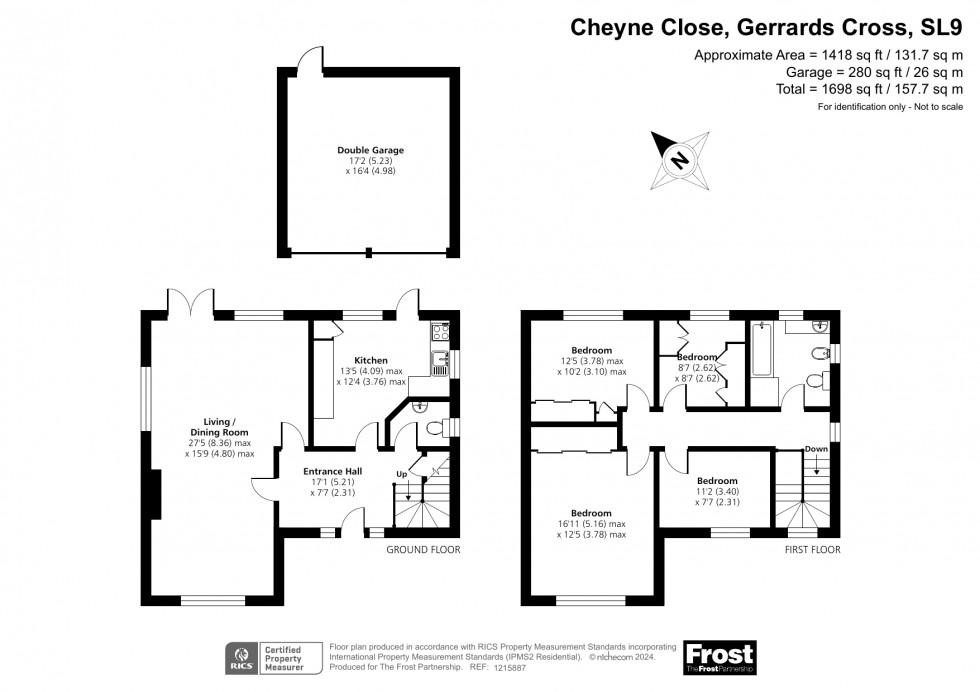 Floorplan for Gerrards Cross, Buckinghamshire, SL9