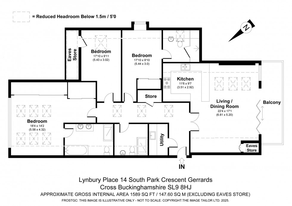 Floorplan for Gerrards Cross, Buckinghamshire, SL9