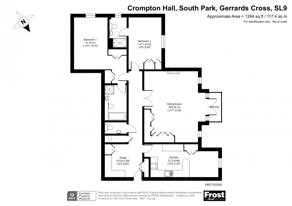 Floorplan for Gerrards Cross, Buckinghamshire, SL9