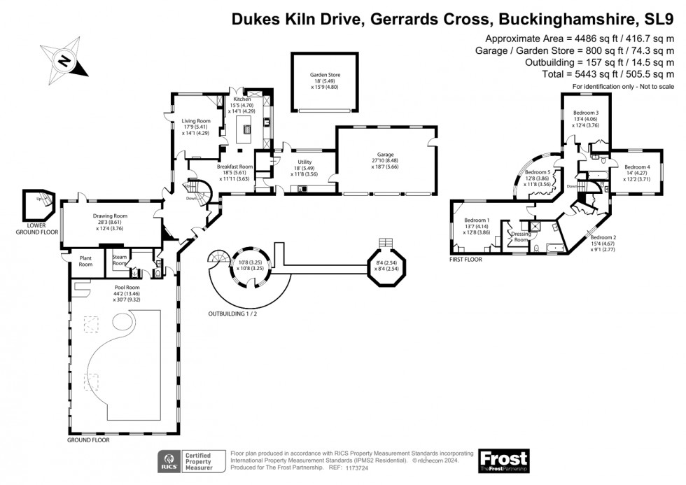 Floorplan for Gerrards Cross, Buckinghamshire, SL9