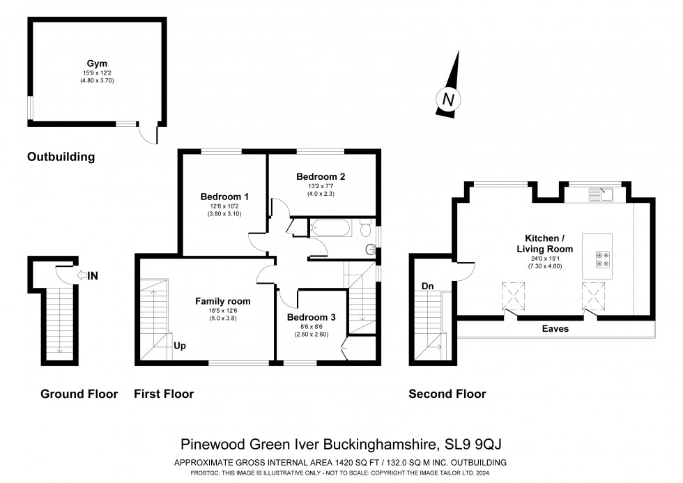 Floorplan for Iver, Buckinghamshire, SL0