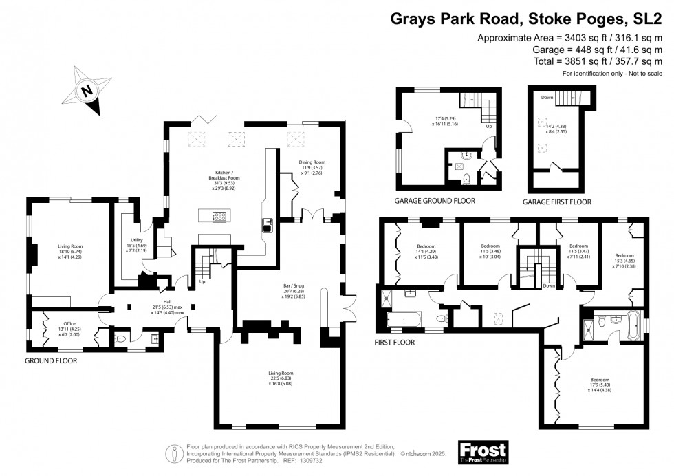 Floorplan for Stoke Poges, Buckinghamshire, SL2