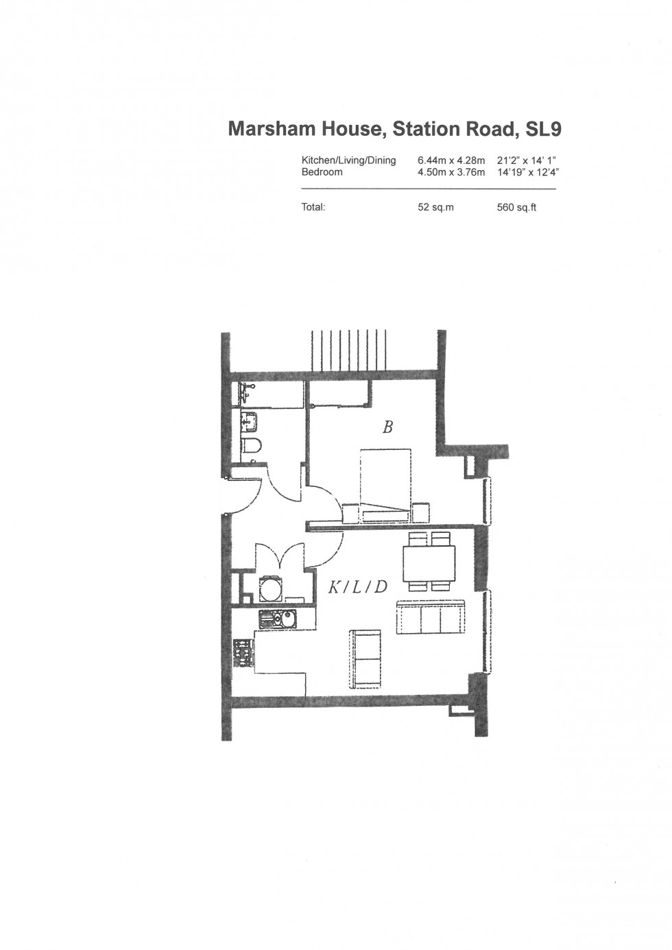 Floorplan for Gerrards Cross, Buckinghamshire, SL9