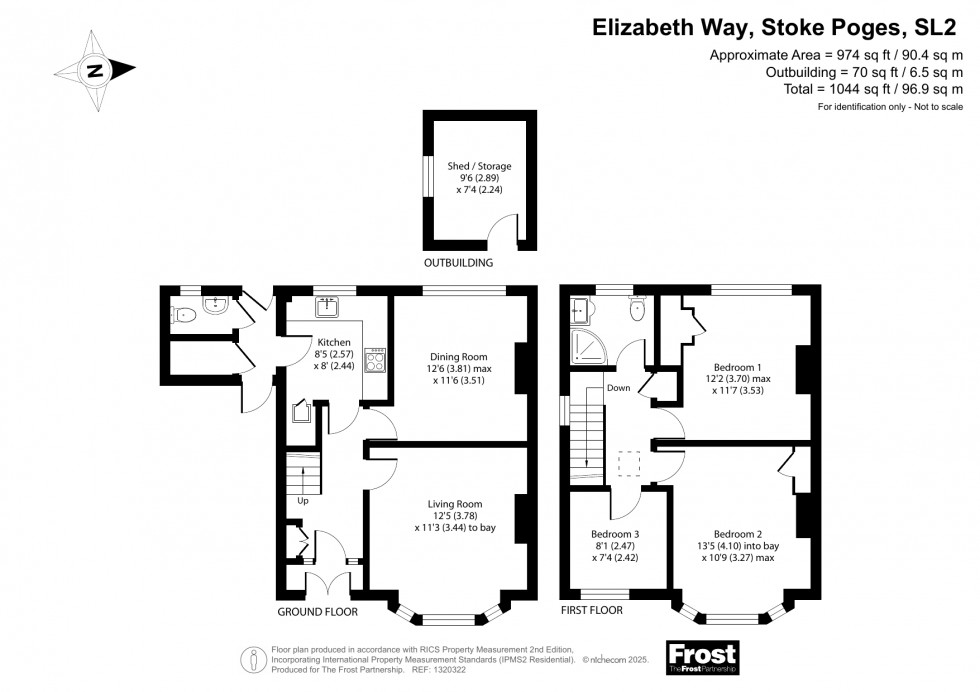 Floorplan for Stoke Poges, Buckinghamshire, SL2