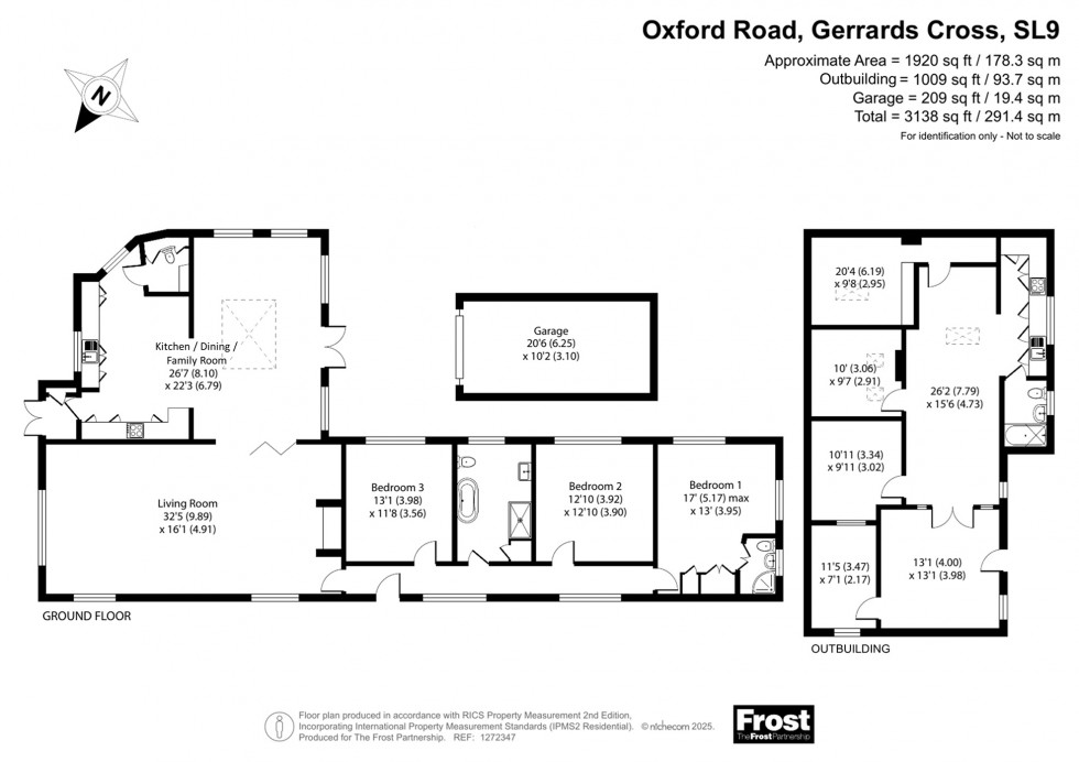 Floorplan for Gerrards Cross, Buckinghamshire, SL9