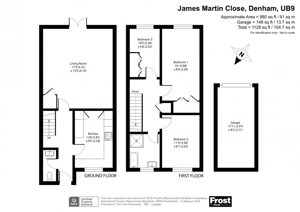 Floorplan for Denham, Buckinghamshire, UB9