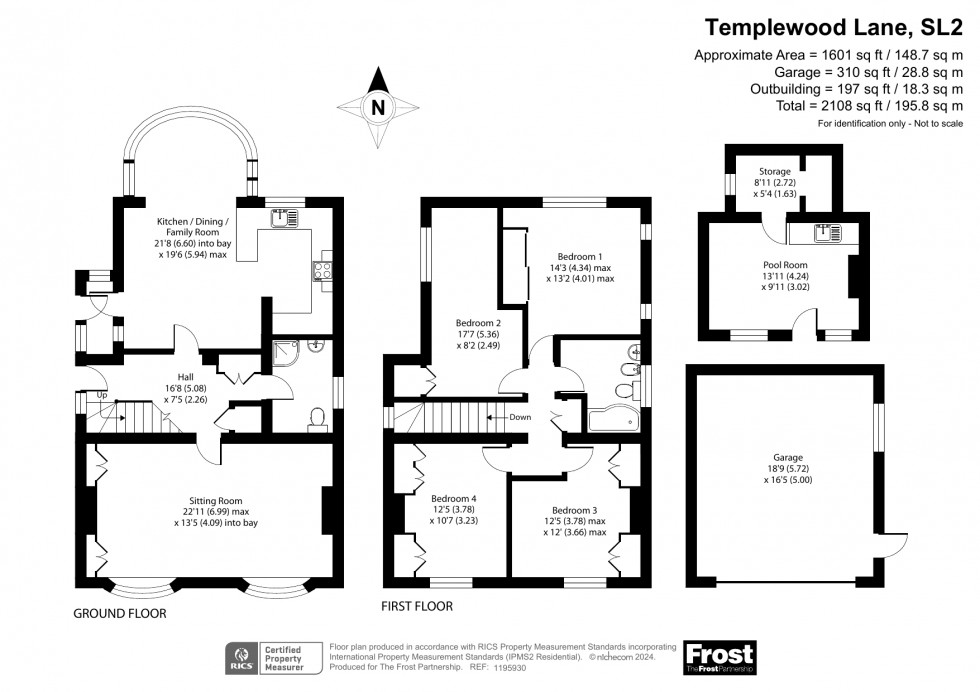 Floorplan for Stoke Poges, Buckinghamshire, SL2
