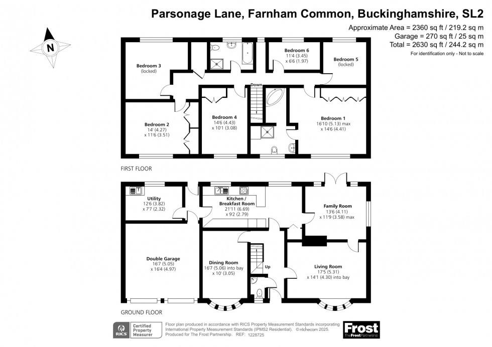 Floorplan for Farnham Common, Buckinghamshire, SL2