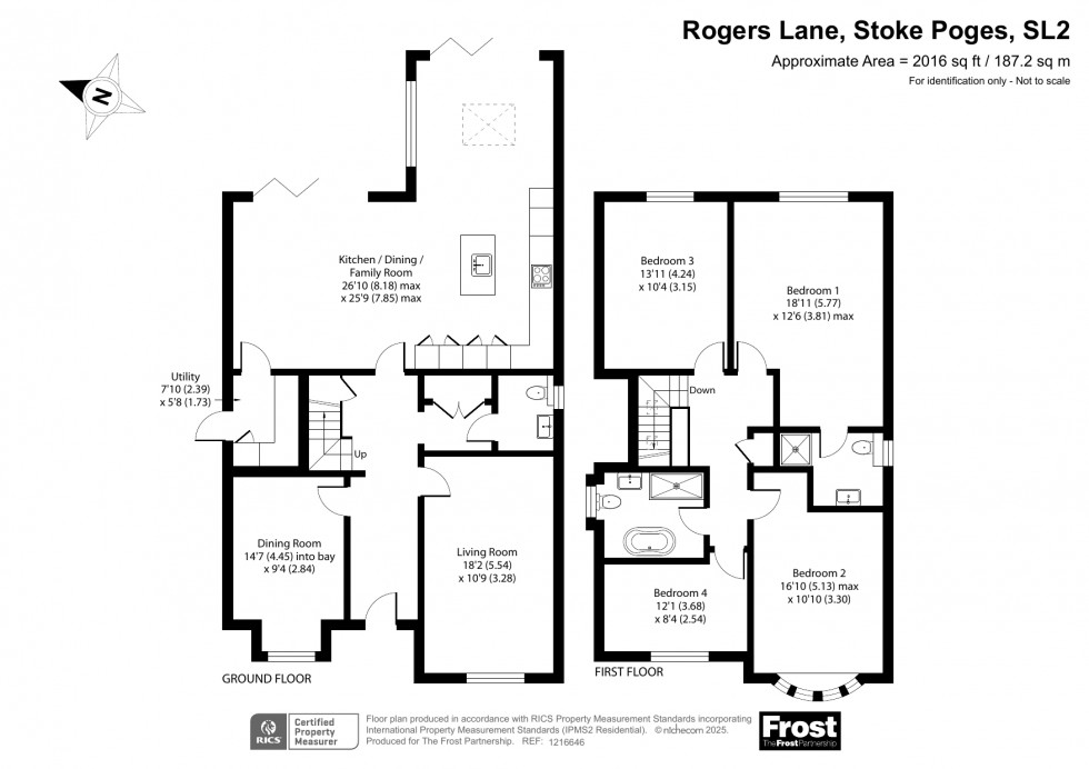 Floorplan for Stoke Poges, Buckinghamshire, SL2