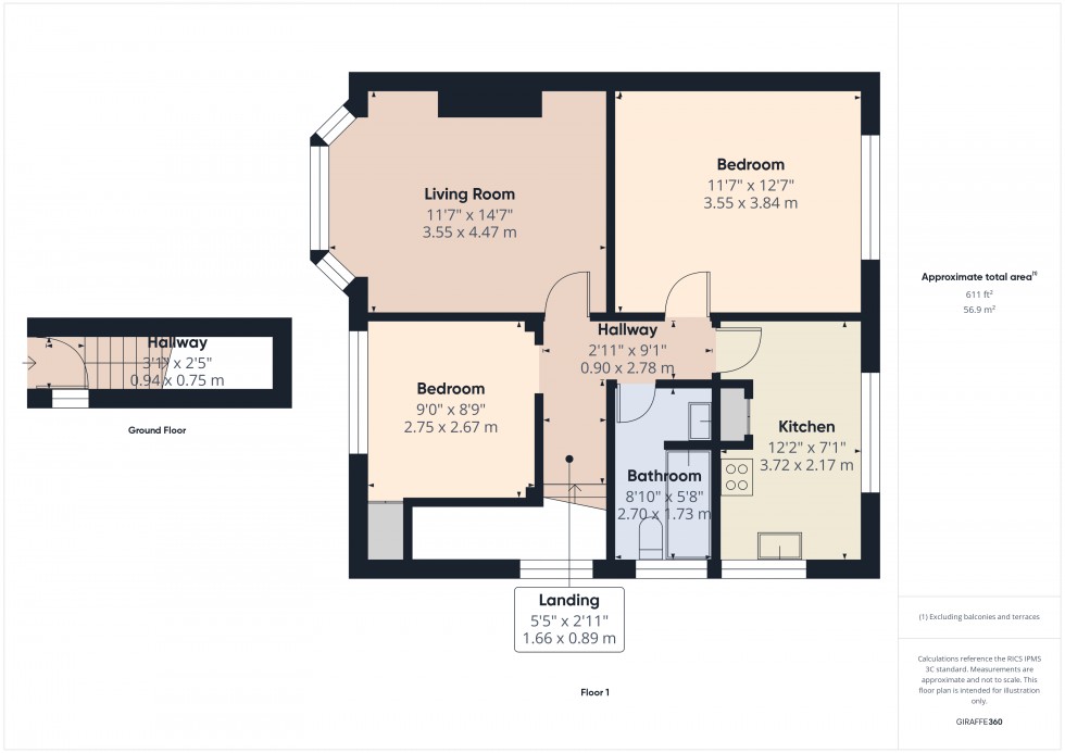 Floorplan for Stoke Poges, Buckinghamshire, SL2