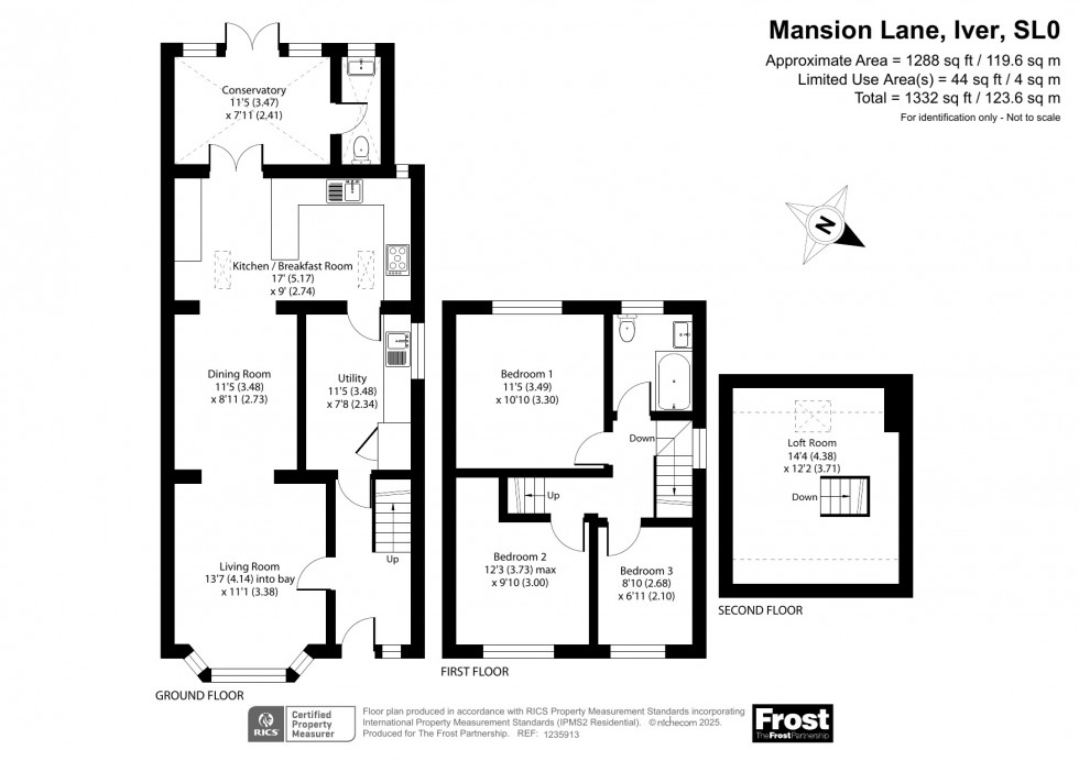 Floorplan for Iver, Buckinghamshire, SL0