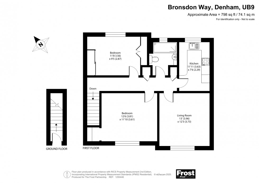 Floorplan for Denham, Buckinghamshire, UB9