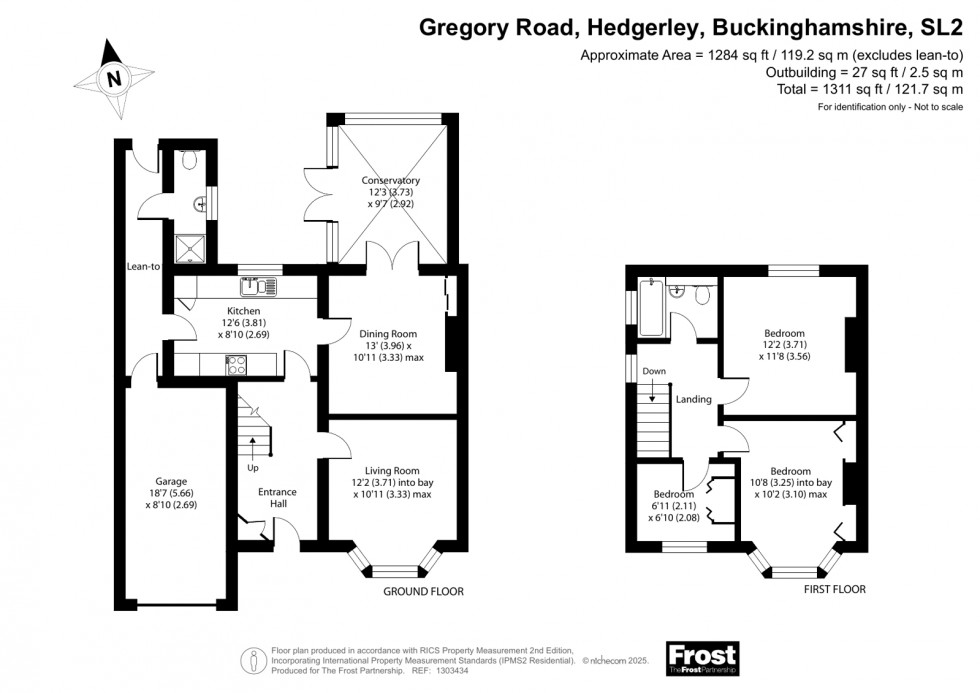 Floorplan for Hedgerley, Buckinghamshire, SL2