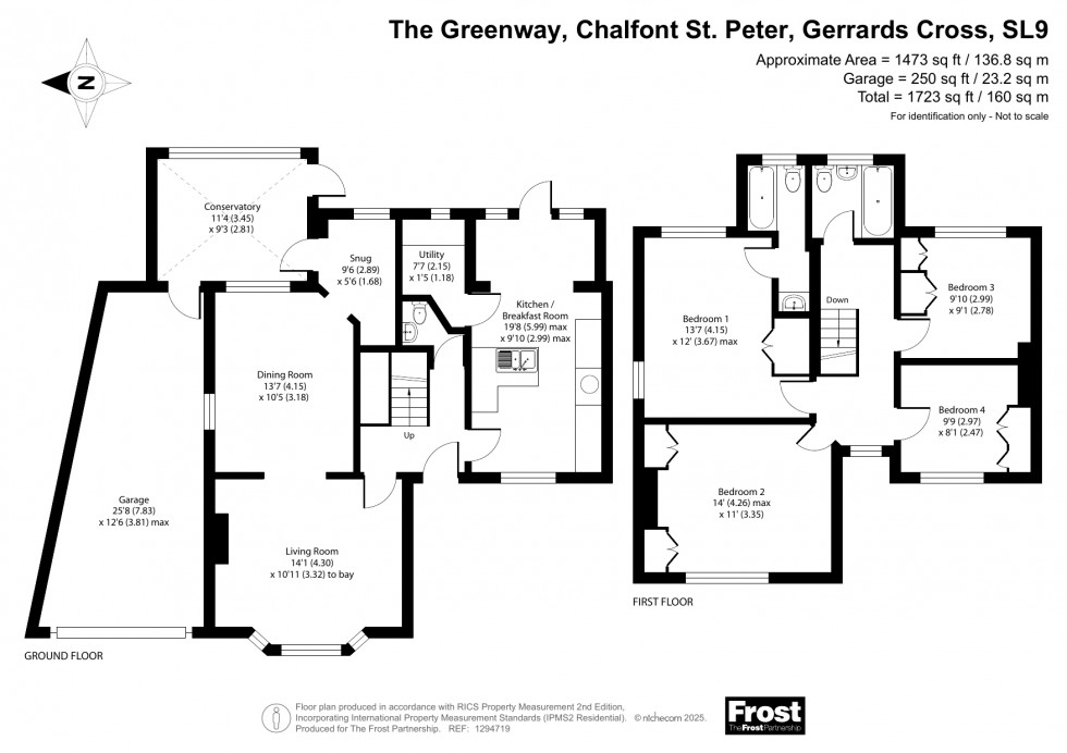 Floorplan for Chalfont St. Peter, Gerrards Cross, SL9