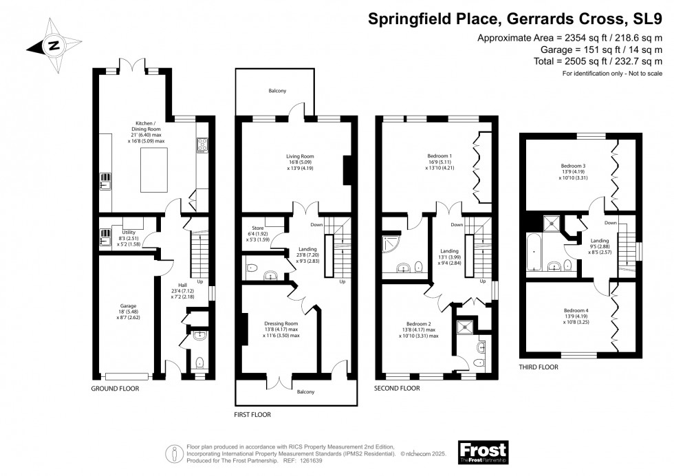 Floorplan for Gerrards Cross, Buckinghamshire, SL9