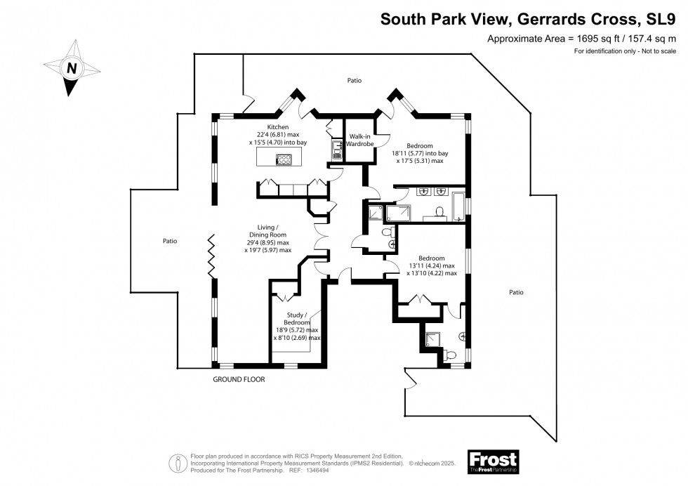 Floorplan for Gerrards Cross, Buckinghamshire, SL9