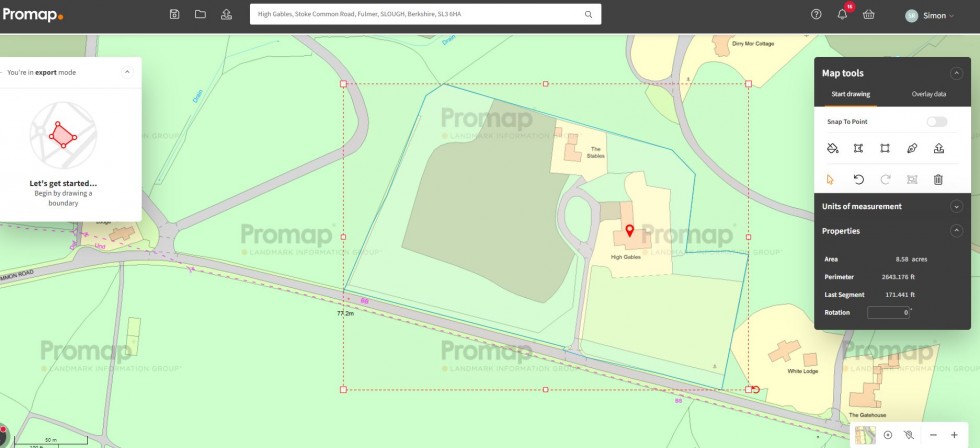 Floorplan for Fulmer, Buckinghamshire, SL3