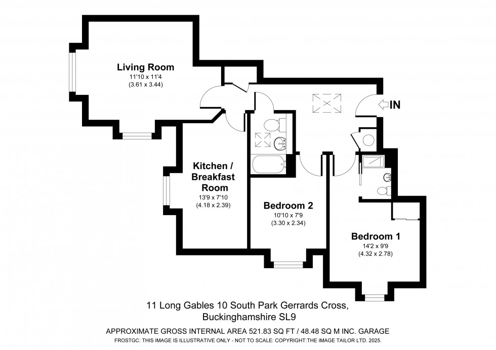 Floorplan for Gerrards Cross, Buckinghamshire, SL9