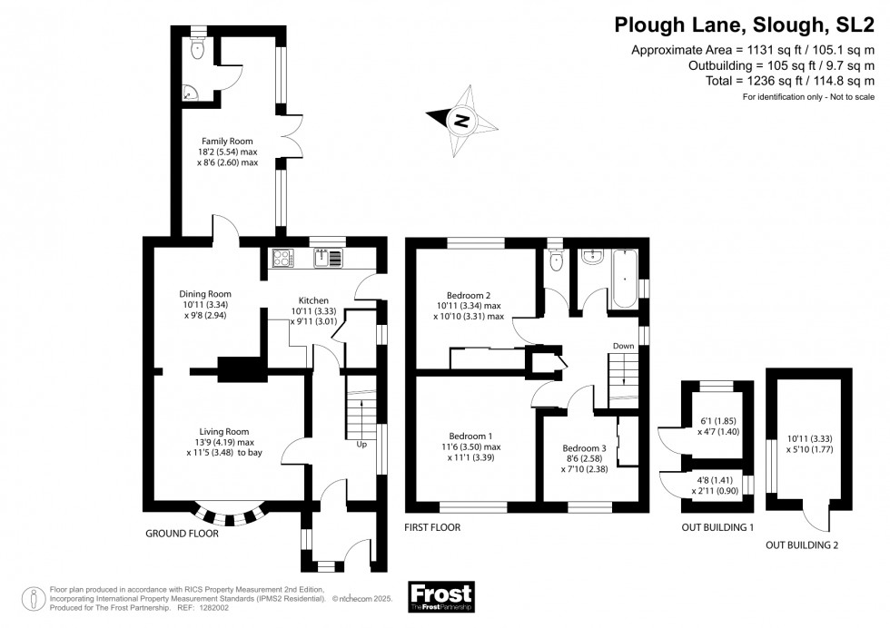 Floorplan for Stoke Poges, Buckinghamshire, SL2