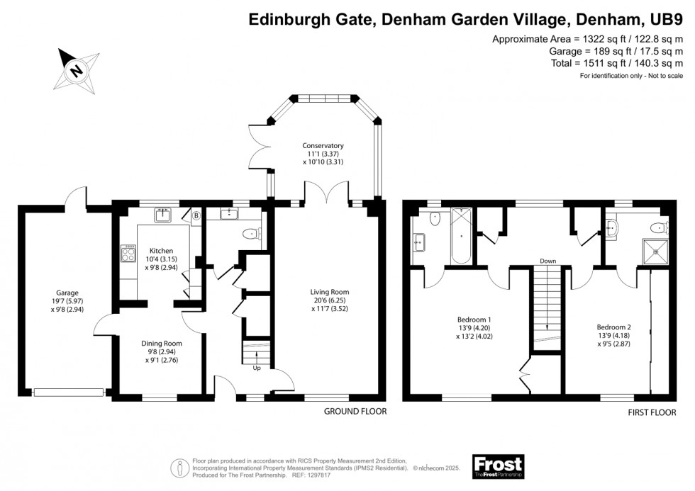 Floorplan for Denham Garden Village, Denham, UB9