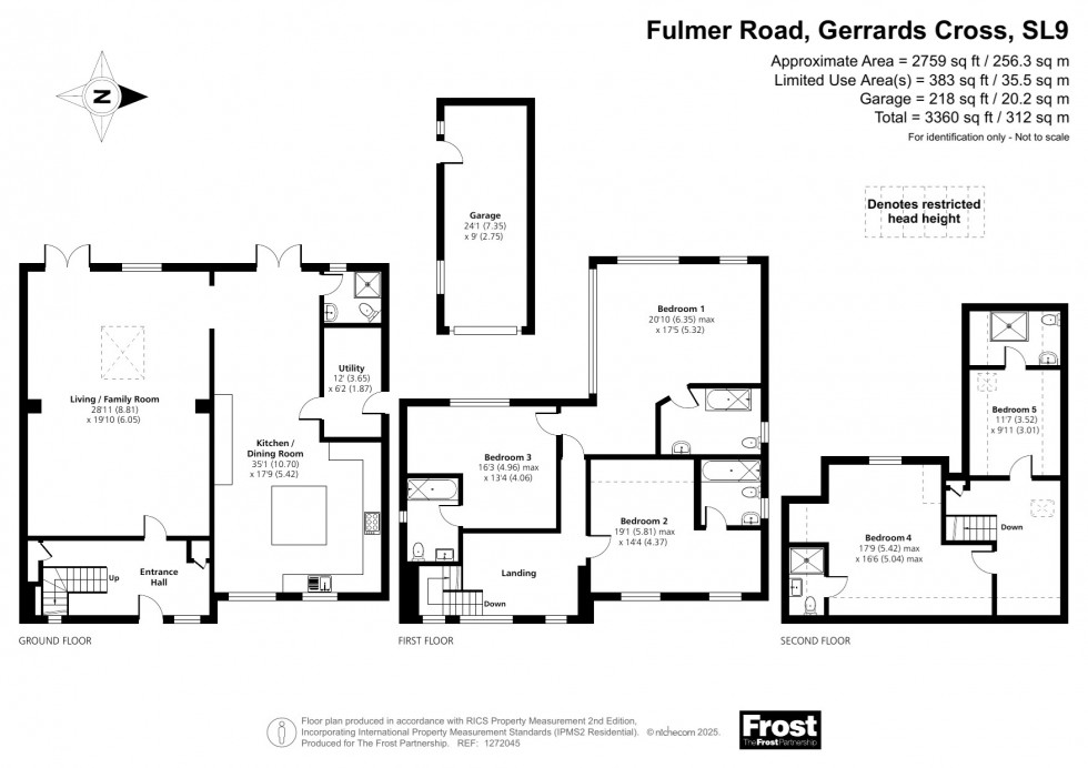 Floorplan for Gerrards Cross, Buckinghamshire, SL9