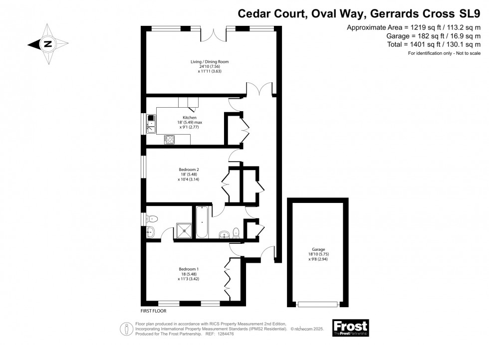 Floorplan for Gerrards Cross, Buckinghamshire, SL9
