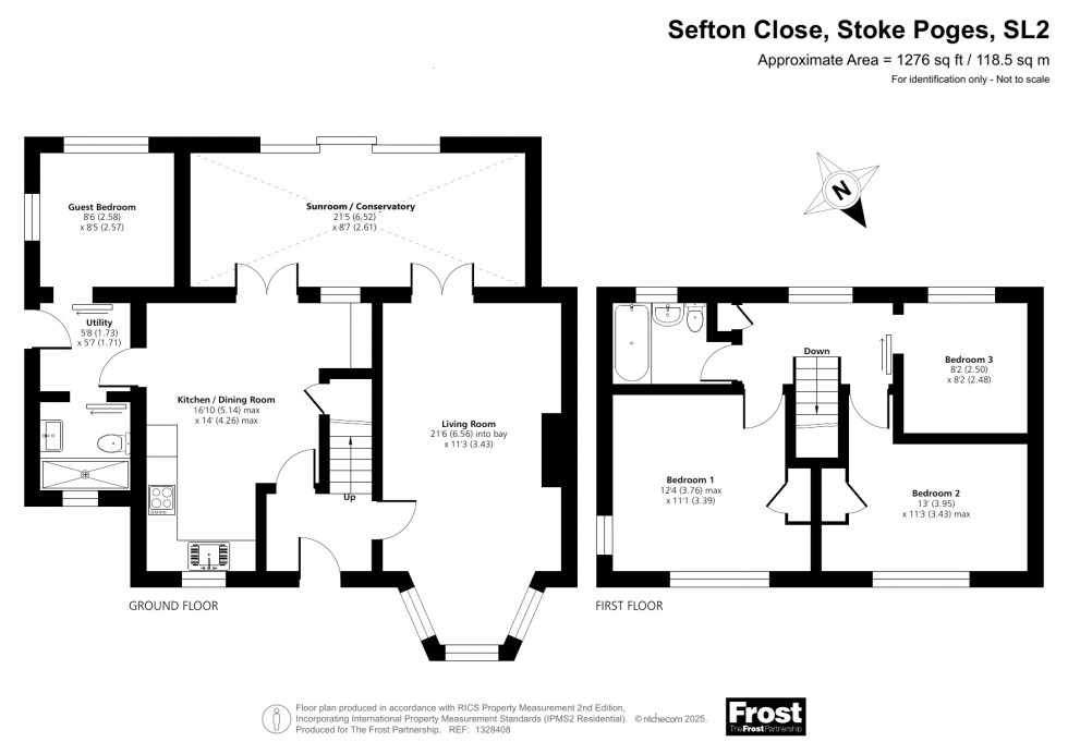 Floorplan for Stoke Poges, Buckinghamshire, SL2