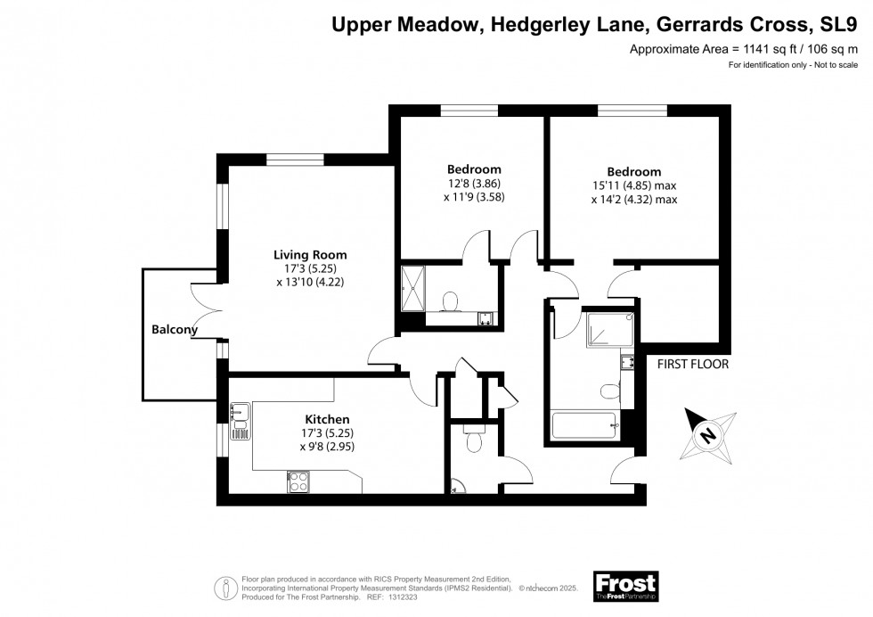Floorplan for Gerrards Cross, Buckinghamshire, SL9