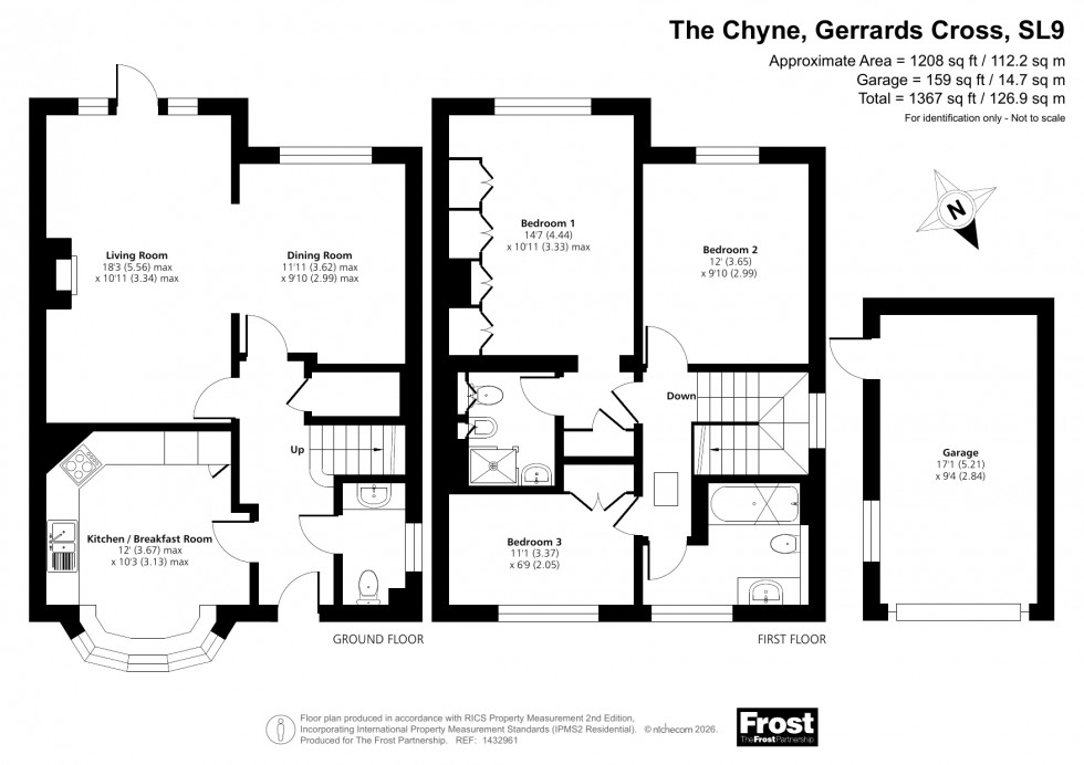Floorplan for Gerrards Cross, Buckinghamshire, SL9