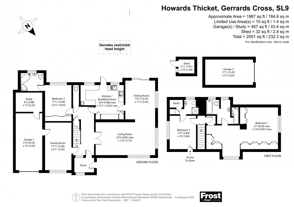 Floorplan for Gerrards Cross, Buckinghamshire, SL9