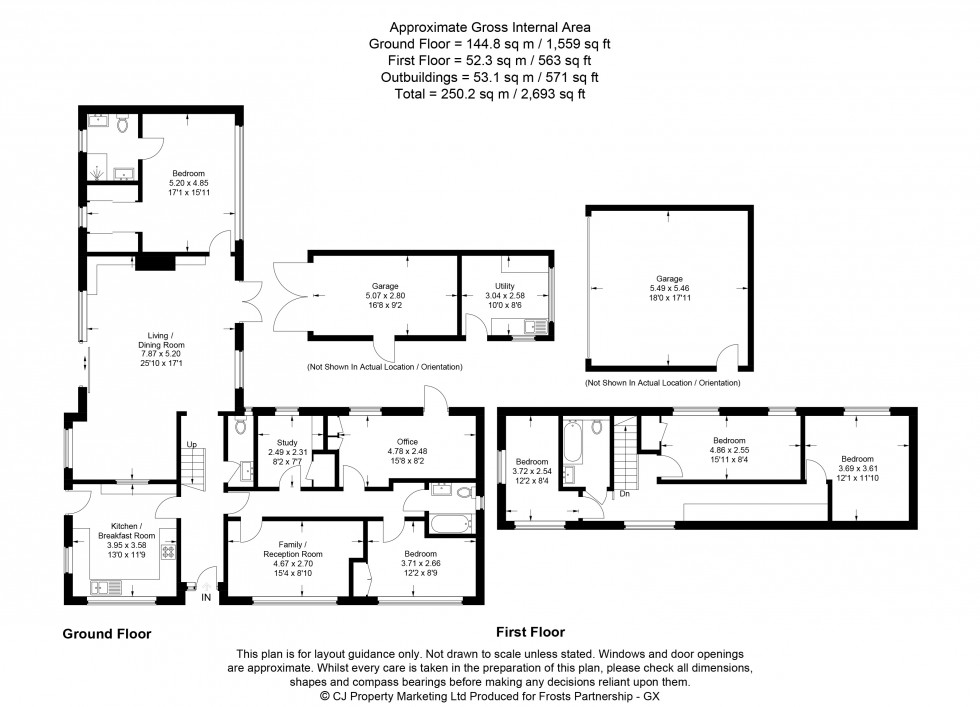 Floorplan for Fulmer, Buckinghamshire, SL3