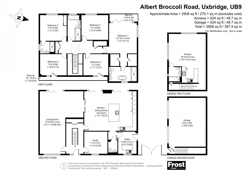 Floorplan for Denham, Buckinghamshire, UB9