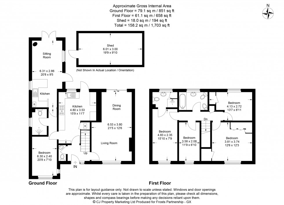 Floorplan for Hedgerley, Buckinghamshire, SL2