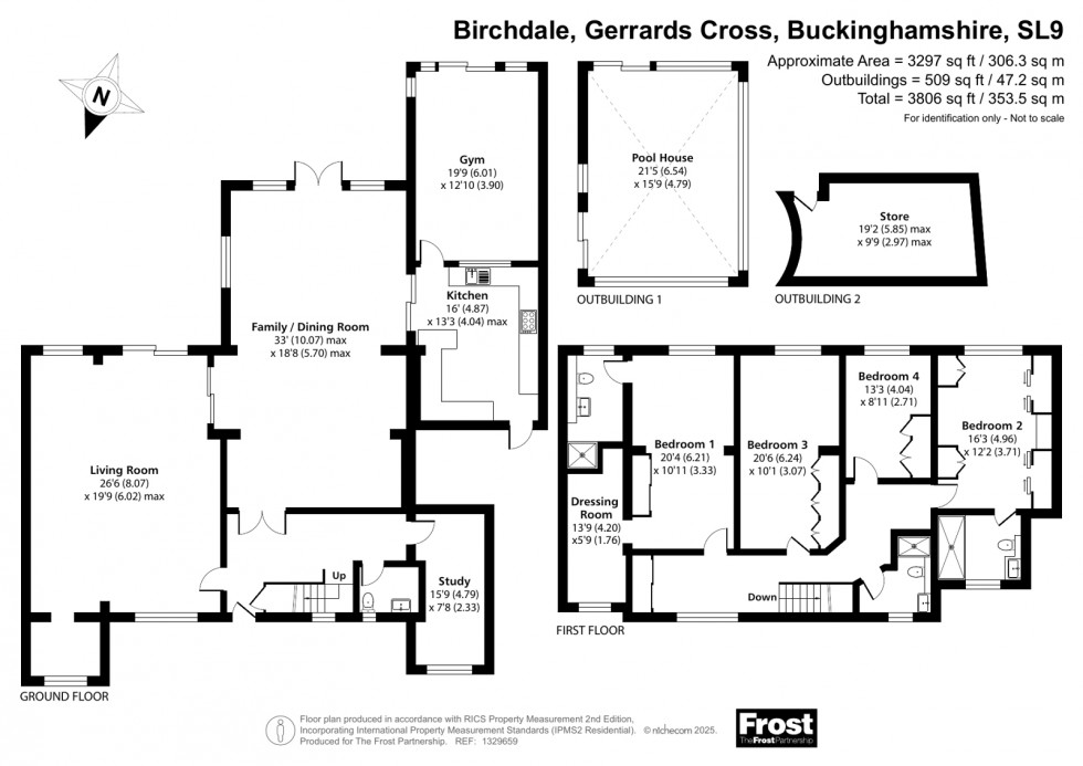 Floorplan for Gerrards Cross, Buckinghamshire, SL9