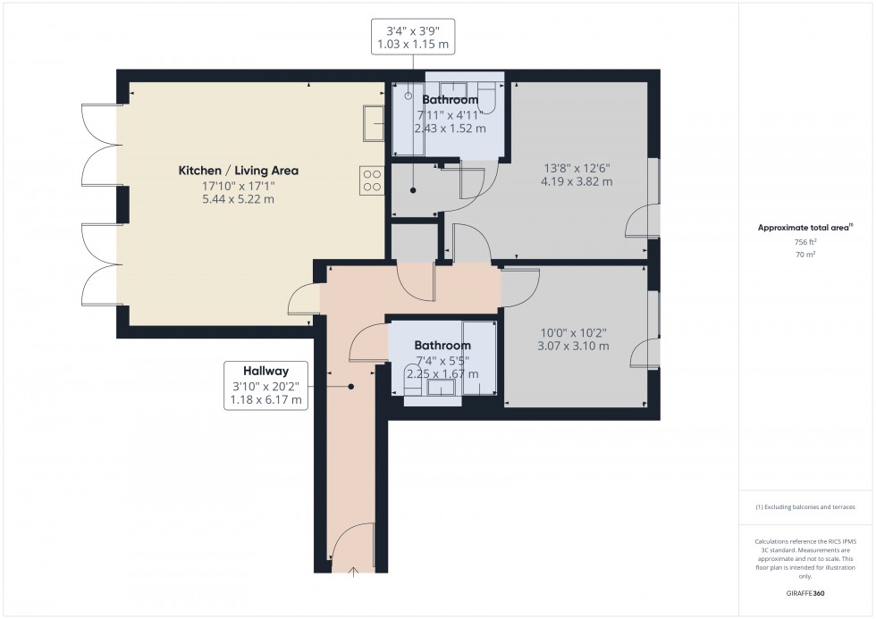 Floorplan for Gerrards Cross, Buckinghamshire, SL9